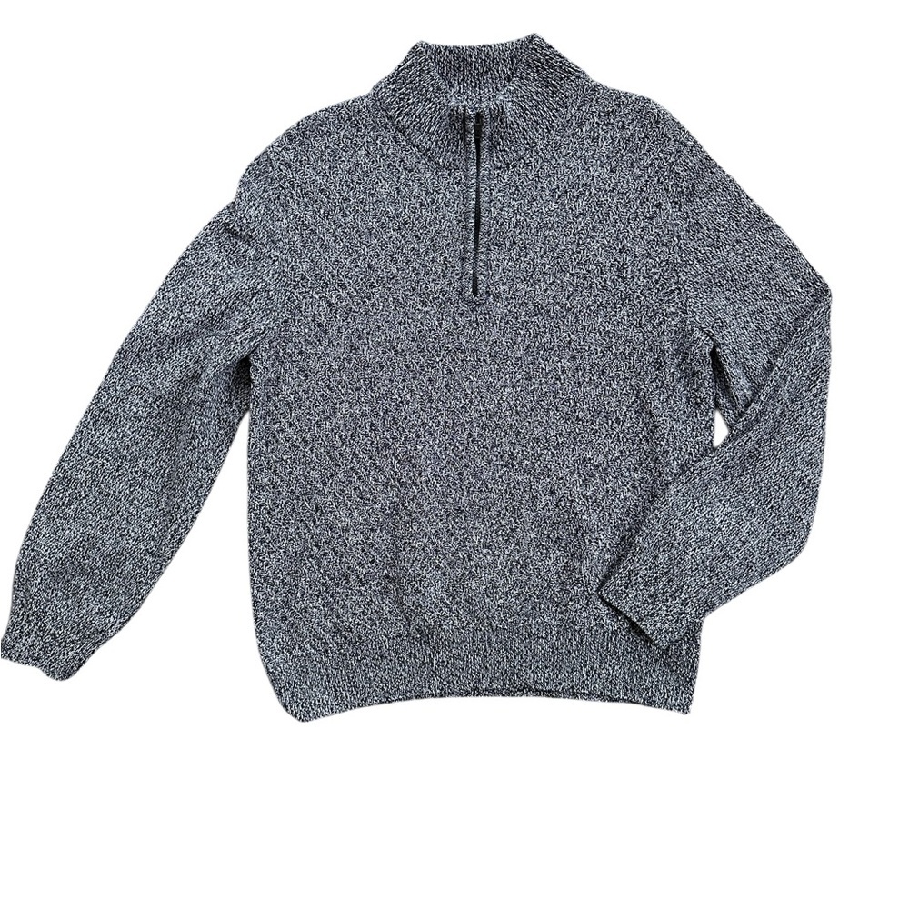 Calvin Klein Jeans Men's Charcoal Zip-Up Sweater‎ XL 100% cotton